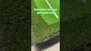 Golf grass mat with EVA pad #artificialgrass #golf #golfenthusiasts #puttinggreen #golfer #diycrafts