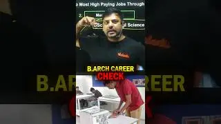 Thinking of B.ARCH? Watch This First 🚨 #harshsir #barchcareer #studentcareer #shorts