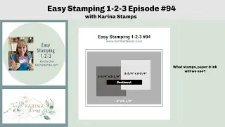 Easy Stamping 1-2-3 | Cute Card Using a Card Sketch Episode 94