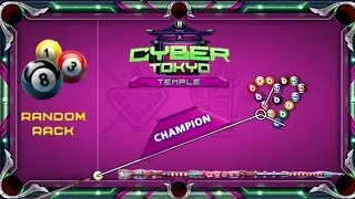 8 Ball Pool | New Table Cyber Tokyo Temple | Random Rack | Cyber Cue | 8BP Gaming YT