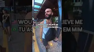 Иностранец шокирован полиглотом в Рио.