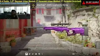 Trainwreck LOSES IT After UNBOXING $10,000 Lightning Strike StatTrak Knife!! 🔥⚡ (INSANE REACTION)