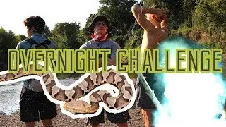 Overnight Challenge in Forest (Battle vs Copperhead Snake)