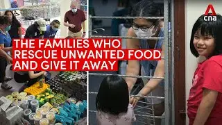The families who rescue unwanted food and give it away