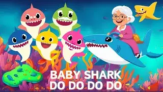 Colorful Baby Shark Dance for Kids 🎵 | Learn Colors in the Ocean 🌊