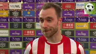 Christian Eriksen makes return to pitch after Euro cardiac arrest