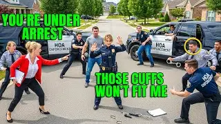 HOA Sends Fake Officers to Arrest My WIFE, But She's the Chief of Police!