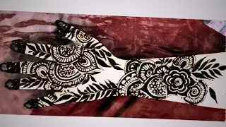 Beautiful Arabic Mehendi Design for Back Hand✨ | Easy & Stylish Mehndi🌿