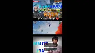 BGMI 4.2 New Update LIVE Kannada 🎮 | Full Masti | Vote For Gilli 4.2 BGMI KANNADA LIVE