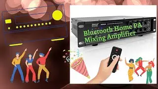 🌻🌼Bluetooth Home PA Mixing Amplifier | 500W Home Audio Rack Mount Stereo Power Amplifier Receiver