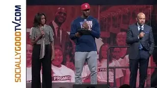 LeBron James and Michelle Obama: A full court press on education (Akron, OH)
