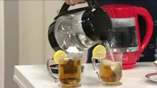 LED Glass Electric Kettle on QVC