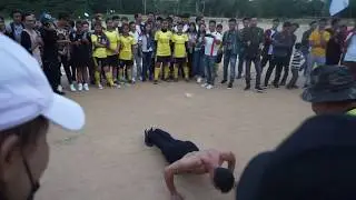 Tangkhul Naga Welfare Society Bengaluru sports meet 2019 Pushup Champion.