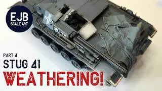Stug 41 &mdash; Простые методы выветривания с большим эффектом.