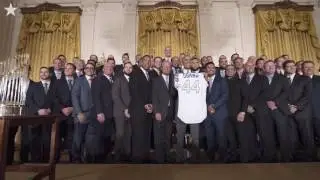 Workd Champion Royals visit the White House