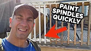 How To Paint Railing Spindles - The Easy Way