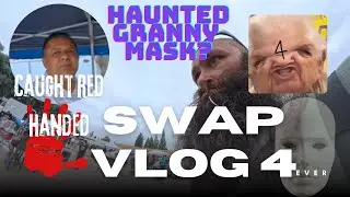 HAUNTED GRANNY MASKS! Swap vlog 4 EVER