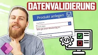 Datenvalidierung in einem Bearbeitungsformular | Power Apps