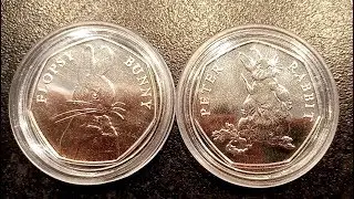 THE 2 RAREST BEATRIX POTTER 50p COINS + VALUES