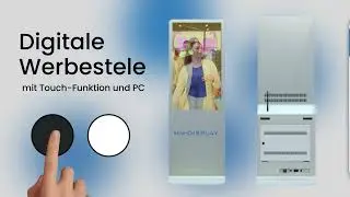 Werbestele mit Touch
