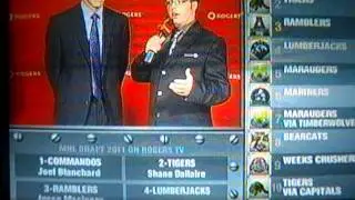 Jesse MacInnis, 3rd overall to the Amherst Ramblers - MHL draft