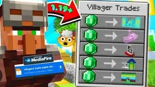 Minecraft but villagers trade op structure 🤯 || Minecraft pocket edition || #trending #trending