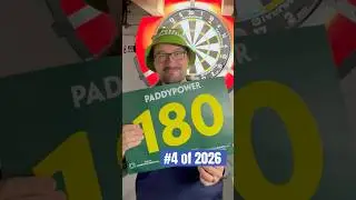 Четвертый бросок на 180 градусов в 2026 году! #Дартс 🎯