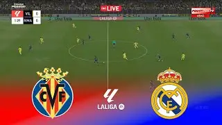 🔴Villarreal vs Real Madrid - La Liga 2025/26 Match | Pes 21 Gameplay Simulation