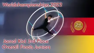 Jamal Kiel World Championships 2022 in Gymwheel Junior Men All Around Finals 3rd Place