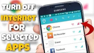 Block Internet Access Any Apps On Android   ||   Block Internet Access For Specific App on Android
