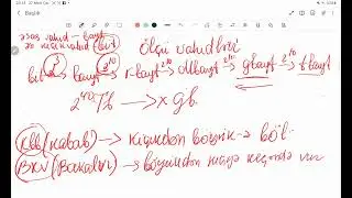 informasiyanın ölçü vahidləri(bit bayt kilobit və s)-onlar arasında keçidlər.Nihal Tahirli