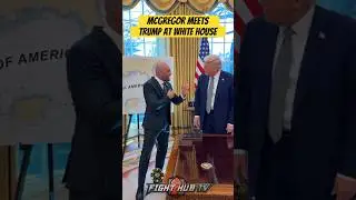 Конор Макгрегор встречается с президентом Дональдом Трампом в Белом доме в День Святого Патрика!