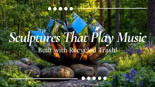 Musical Inspired Garden Sculptures from Trash That Sound as Brilliant as They Look!