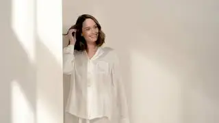 100% Silk Pyjamas Ivory | Truly Lifestyle