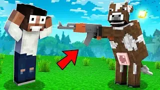 Minecraft, But Mobs Have guns || Minecraft Mods || Minecraft gameplay Tamil