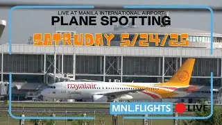 🔴LIVE - Manila Airport (NAIA), PHILIPPINES | Plane Spotting + Live ATC ✈️ 5/24/25