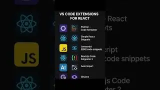 Here are some commonly used VS Code extensions for React development