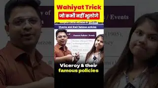 GK Tricks - Viceroys of India GK Tricks #shorts #amansir #ssclab #gktricks
