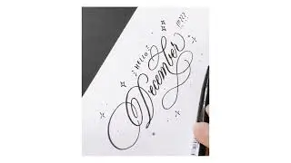Copperplate Calligraphy & Flourishing ✶ Calligraphy Compilation #5