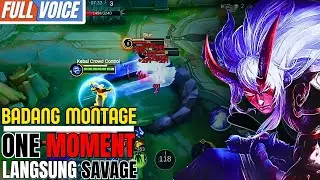 R7 TATSUMAKI BABLASS!😂 BADANG MONTAGE = ONE MOMENT LANGSUNG SAVAGE. MLBB