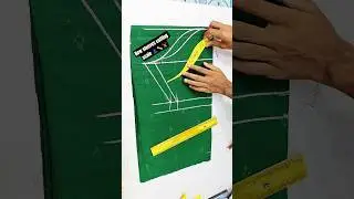 sleeves cutting scale ( blouse cutting ) #shortvideo #sleevscutting #sleevesdesign #sewingtips