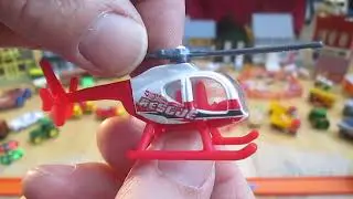Island Hopper Helicopter 2014 Hot Wheels Toy Aircraft Unboxing and Review HW City Rescue Series