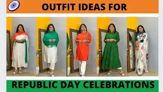 Outfit Ideas For Independence Day Celebrations/ Independence Day Theme Kitty Party