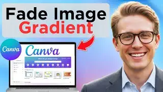 Как плавно создать градиентный фон на изображении | Урок по Canva