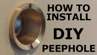 How to Install a Peephole in a Front Door-DIY Installation