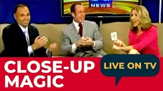 Corporate Magician, Kostya Kimlat, amazes on LIVE Television