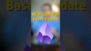 MAJOR Obsidian Bases Updates 📝 Card View & Auto Template #notes #obsidian #notetaking #database