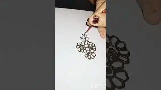 new flower design #viral #mehndi