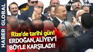 Rize - Artvin Havalimanı Açılıyor! Tarihi Görüntüler! Erdoğan, Aliyev'i Böyle Karşılandı!