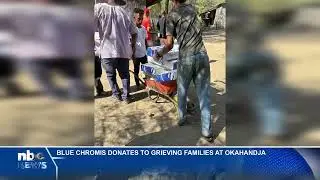 Fishing company Blue Chromis donates to grieving families at Okahandja - nbc